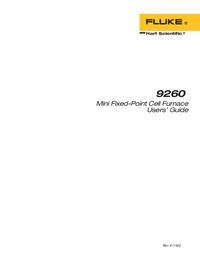 Thumbnail of document Manual - 9260 Mini Fixed-Point Cell Furnace